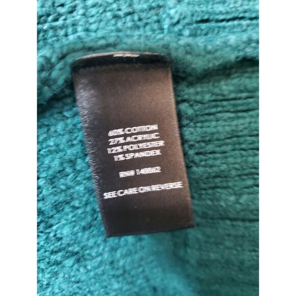 Torrid At the Knee Cotton Acrylic Cable Dress, Botanical Garden, NWT, 2X - Picture 6 of 6